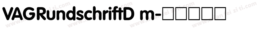 VAGRundschriftD m字体转换